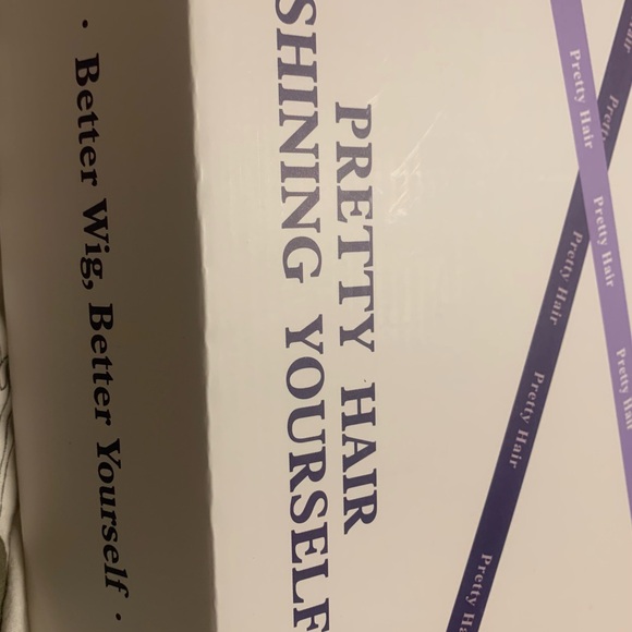 Blonde, unicorn straight hair wig - Picture 3 of 3